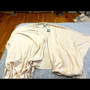 Cream color Plus size poncho size 2XL